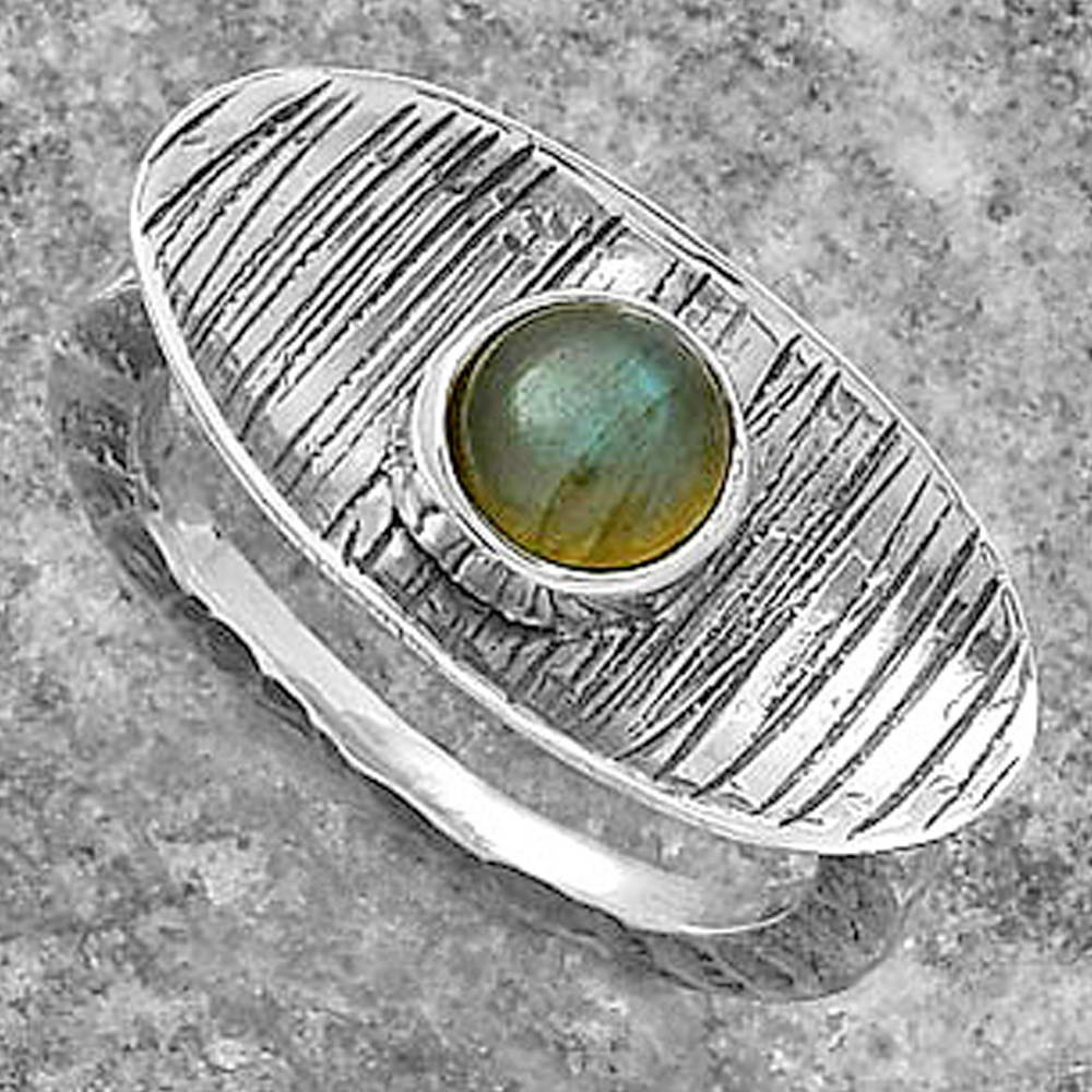 Spectrolite Labradorite - Finland Ring size-7 R-1573 SDR156701