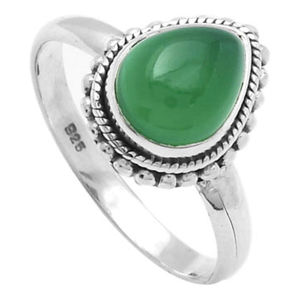 Natural Green Onyx Ring size-8.5 R-1245 SDR156851