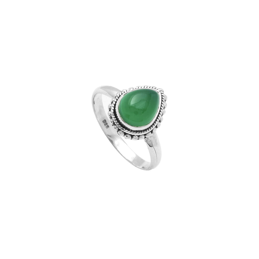 Natural Green Onyx Ring size-8.5 R-1245 SDR156851