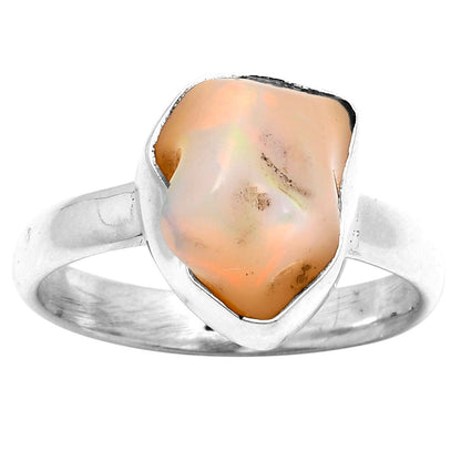 Natural Ethiopian Opal Rough Ring size-8.5 R-1001 SDR157579