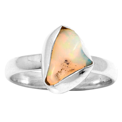Natural Ethiopian Opal Rough Ring size-8.5 R-1001 SDR157606