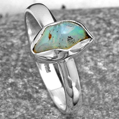 Natural Ethiopian Opal Rough Ring size-9.5 R-1001 SDR157619