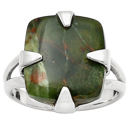 Natural Turkish Rainforest Chrysocolla Ring size-8 R-1305 SDR157708