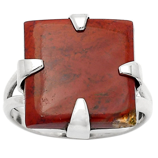 Natural Red Moss Agate Ring size-9.5 R-1305 SDR157710