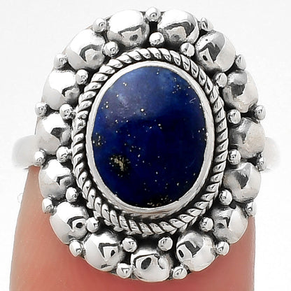 Natural Lapis - Afghanistan Ring size-7.5 R-1399 SDR157808