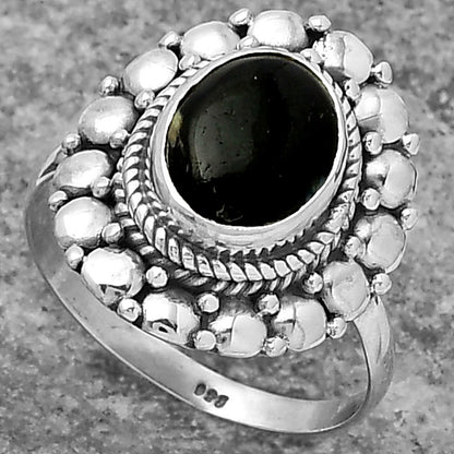 Natural Nuummite Ring size-8.5 R-1399 SDR157829