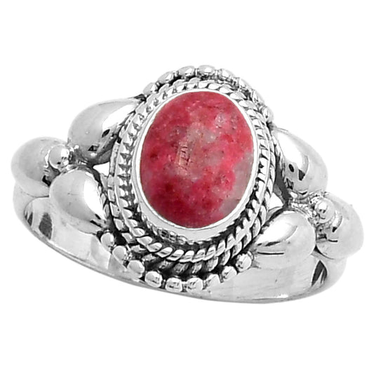 Natural Pink Thulite - Norway Ring size-8 R-1286 SDR157892