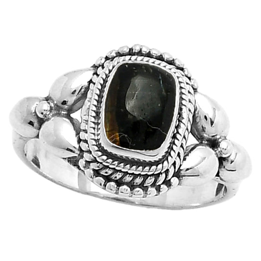 Natural Nuummite Ring size-8 R-1286 SDR157915