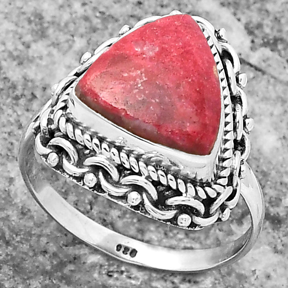 Natural Pink Thulite - Norway Ring size-8 R-1667 SDR158146