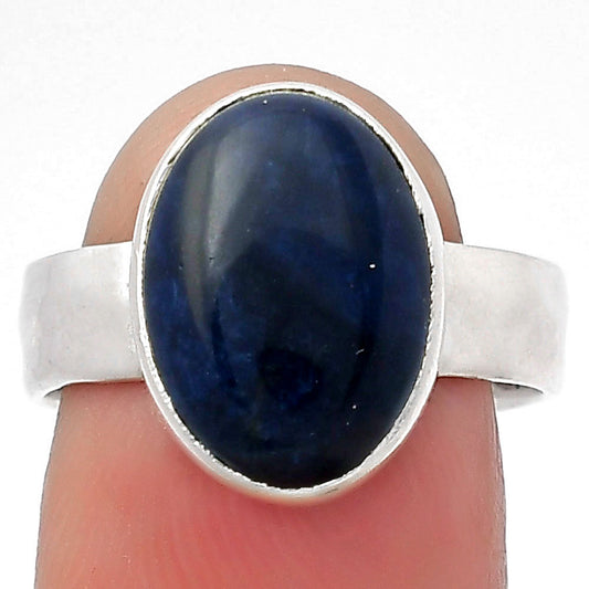 Natural Sodalite Ring size-8 R-1001 SDR158533