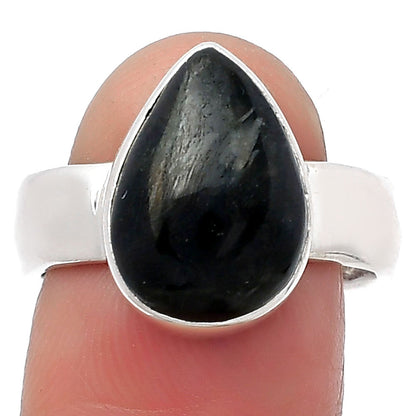 Natural Nuummite Ring size-8 R-1001 SDR158567