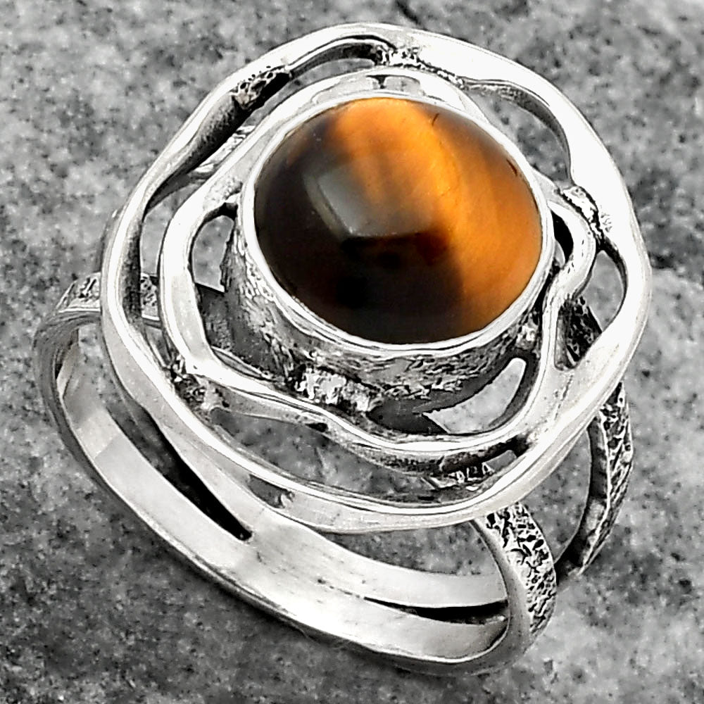 Natural Tiger Eye - Africa Ring size-8.5 R-1602 SDR158622