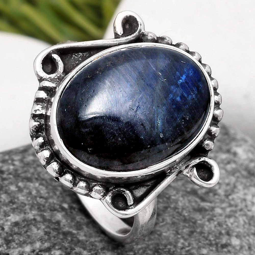 Blue Fire Labradorite - Madagascar Ring size-7.5 R-1120 SDR158891