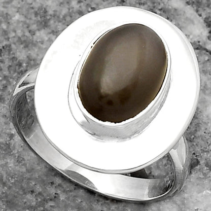 Natural Gray Moonstone Ring size-7 R-1082 SDR159213