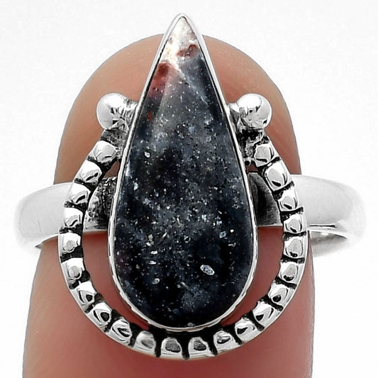 Natural Indian Blanket Jasper Ring size-8.5 R-1518 SDR159429