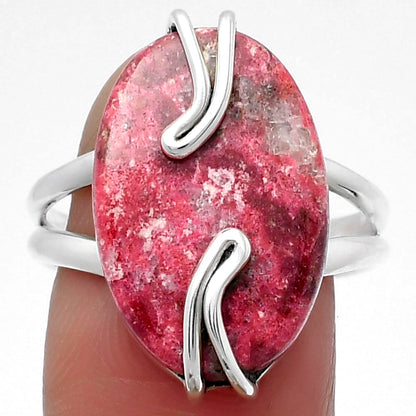 Natural Pink Thulite - Norway Ring size-9 R-1502 SDR159523