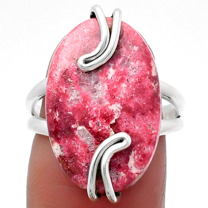 Natural Pink Thulite - Norway Ring size-7 R-1502 SDR159547