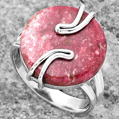 Natural Pink Thulite - Norway Ring size-9 R-1502 SDR159554