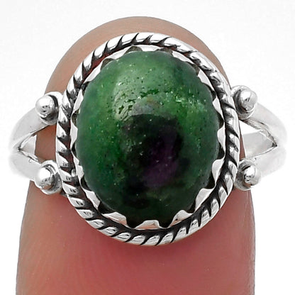 Natural Ruby-Zoisite - Africa Ring size-8 R-1474 SDR159597