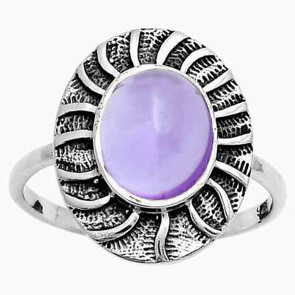 Natural Amethyst Cab - Brazil Ring size-8.5 R-1085 SDR159790