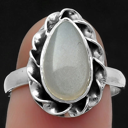 Natural Srilankan Moonstone Ring size-7.5 R-1083 SDR159844