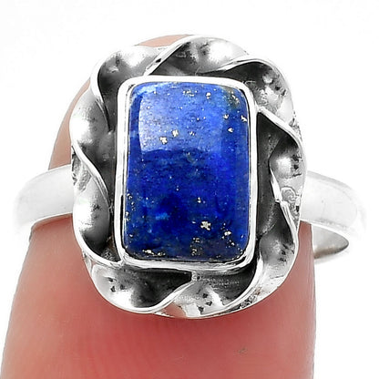 Natural Lapis - Afghanistan Ring size-7.5 R-1083 SDR159948