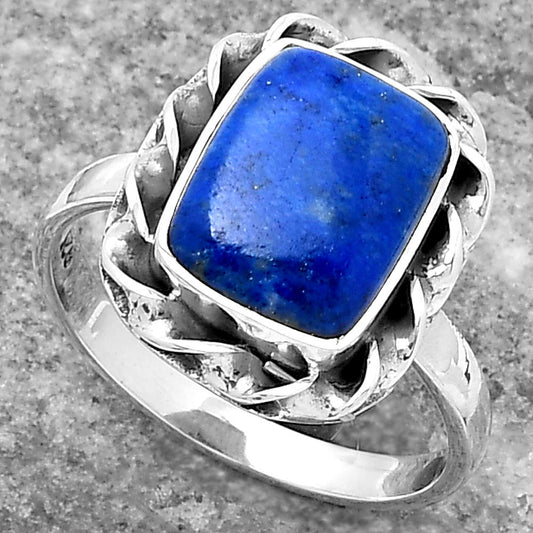 Natural Lapis - Afghanistan Ring size-8 R-1083 SDR160016