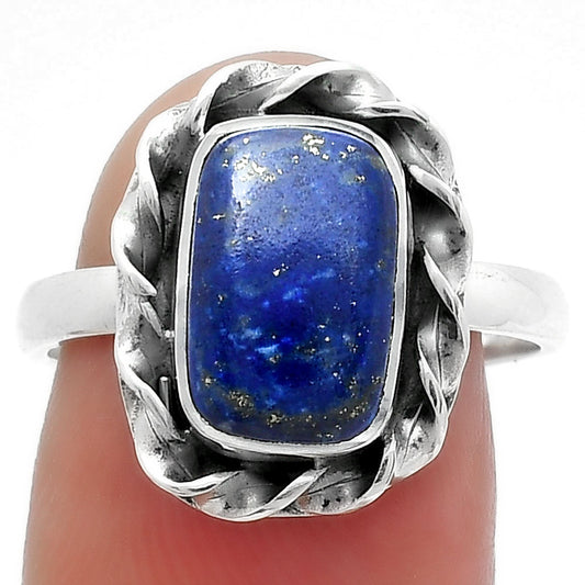 Natural Lapis - Afghanistan Ring size-8 R-1083 SDR160092