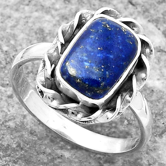 Natural Lapis - Afghanistan Ring size-8 R-1083 SDR160092