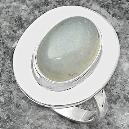 Natural Srilankan Moonstone Ring size-7.5 R-1082 SDR160158