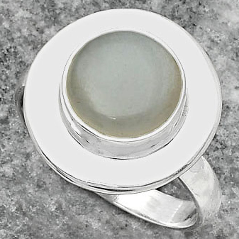 Natural Srilankan Moonstone Ring size-8 R-1082 SDR160161
