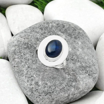 Blue Fire Labradorite - Madagascar Ring size-7.5 R-1082 SDR160187