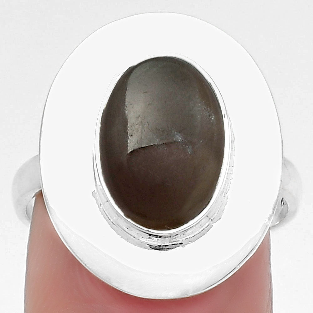 Natural Gray Moonstone Ring size-8 R-1082 SDR160205