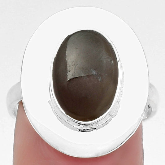 Natural Gray Moonstone Ring size-8 R-1082 SDR160205