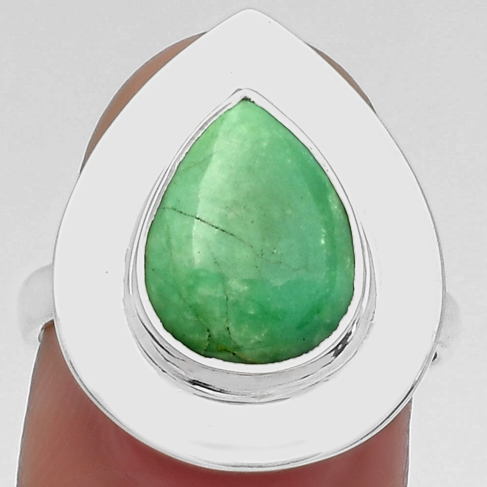 Natural Turquoise Nevada Aztec Mt Ring size-7.5 R-1082 SDR160241