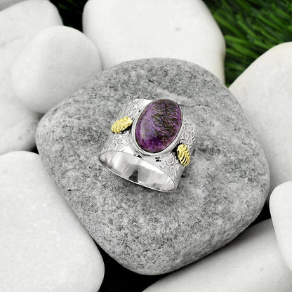 Two Tone - Purpurite - South Africa Ring size-8 R-1534 SDR161387