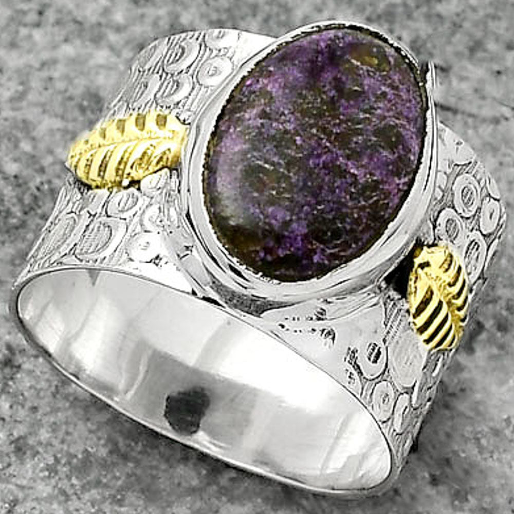 Two Tone - Purpurite - South Africa Ring size-9 R-1534 SDR161401