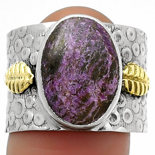 Two Tone - Purpurite - South Africa Ring size-8 R-1534 SDR161420