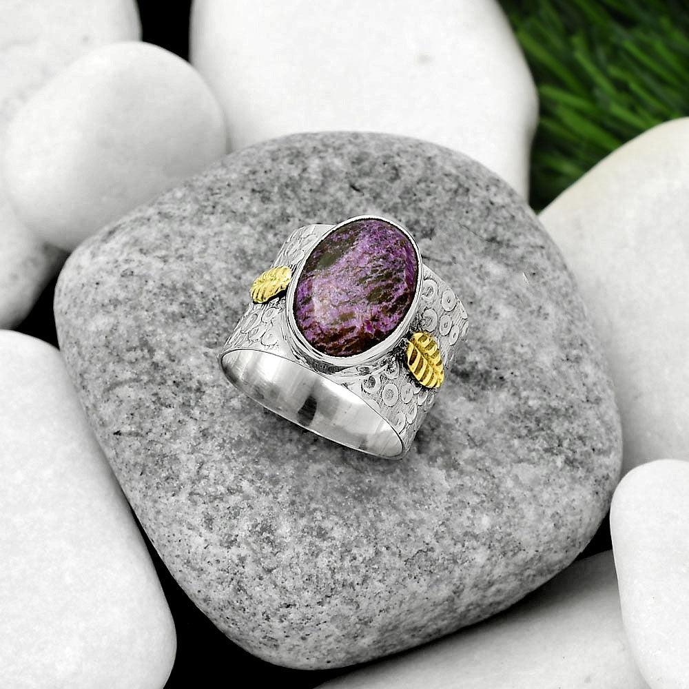 Two Tone - Purpurite - South Africa Ring size-8 R-1534 SDR161420