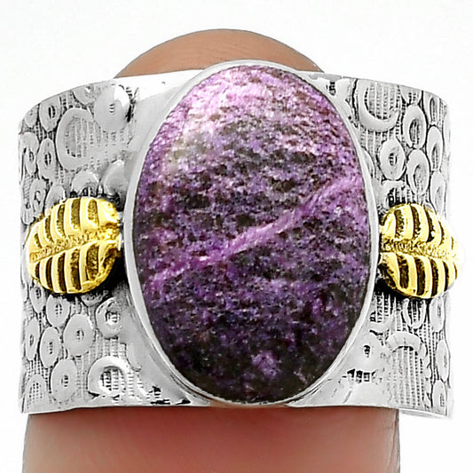 Two Tone - Purpurite - South Africa Ring size-8 R-1534 SDR161425