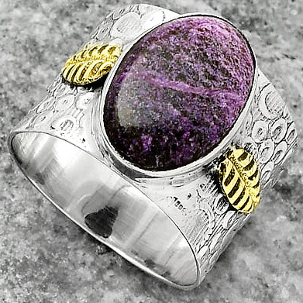 Two Tone - Purpurite - South Africa Ring size-8 R-1534 SDR161425