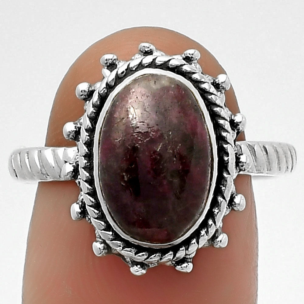 Natural Tourmaline Quartz Ring size-8.5 R-1332 SDR161452