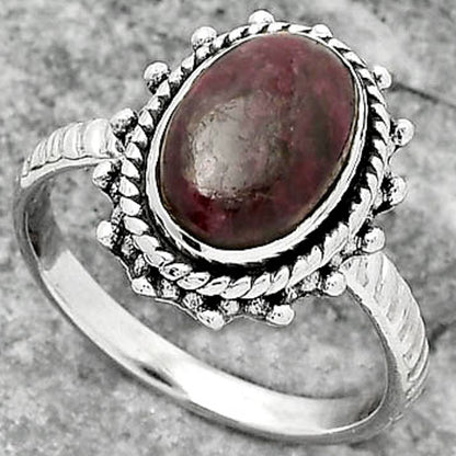 Natural Tourmaline Quartz Ring size-8.5 R-1332 SDR161452
