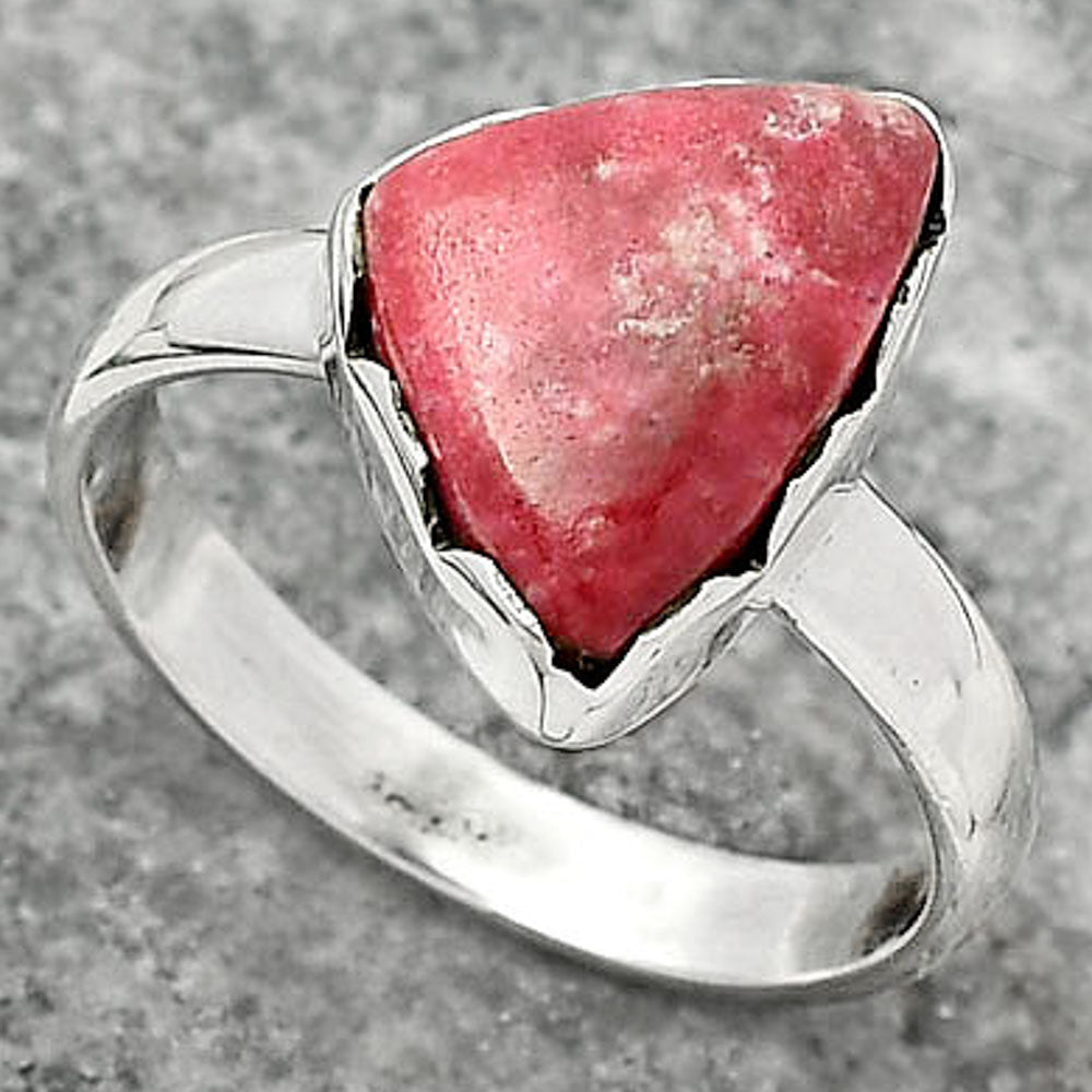 Natural Pink Thulite - Norway Ring size-8.5 R-1338 SDR161540