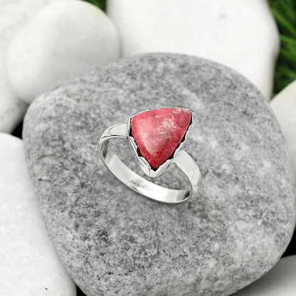 Natural Pink Thulite - Norway Ring size-8.5 R-1338 SDR161540