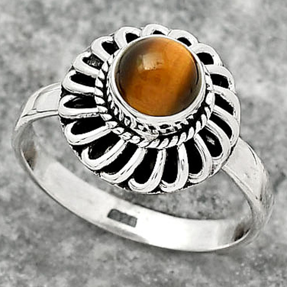 Natural Tiger Eye - Africa Ring size-7 R-1596 SDR161585