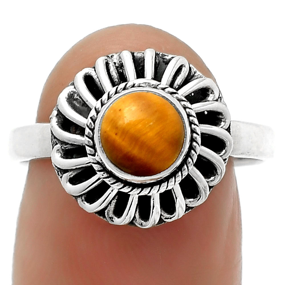 Natural Tiger Eye - Africa Ring size-8 R-1596 SDR161597