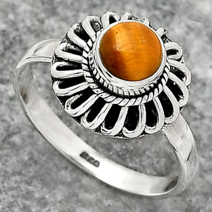 Natural Tiger Eye - Africa Ring size-8 R-1596 SDR161597