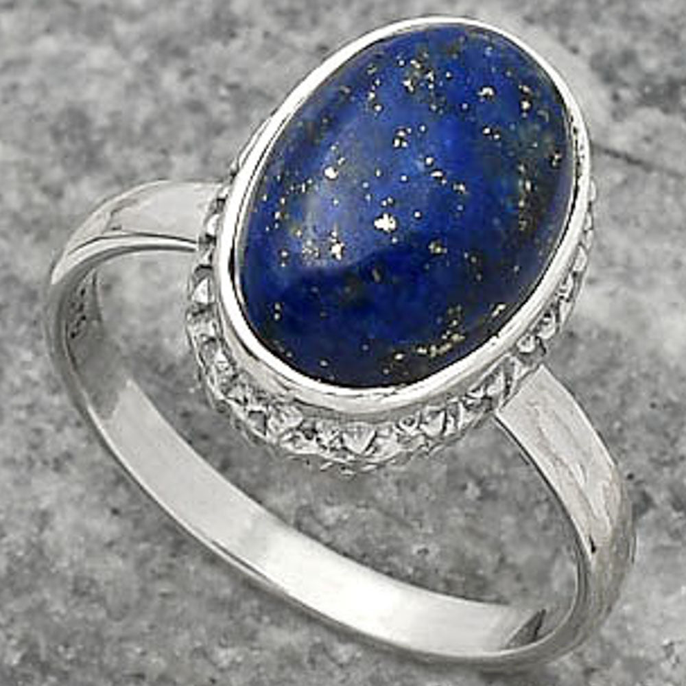 Natural Lapis - Afghanistan Ring size-8 R-1191 SDR161892