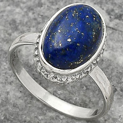 Natural Lapis - Afghanistan Ring size-8 R-1191 SDR161892
